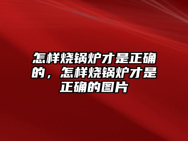 怎樣燒鍋爐才是正確的，怎樣燒鍋爐才是正確的圖片