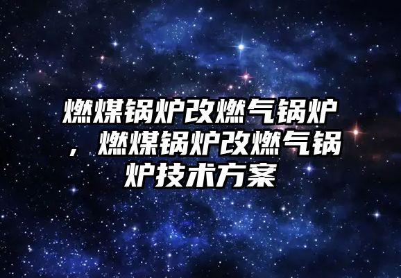 燃煤鍋爐改燃?xì)忮仩t，燃煤鍋爐改燃?xì)忮仩t技術(shù)方案