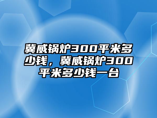 冀威鍋爐300平米多少錢，冀威鍋爐300平米多少錢一臺