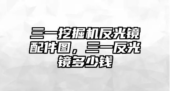 三一挖掘機反光鏡配件圖，三一反光鏡多少錢