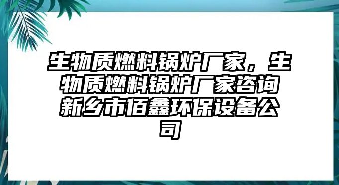 生物質燃料鍋爐廠家，生物質燃料鍋爐廠家咨詢新鄉(xiāng)市佰鑫環(huán)保設備公司