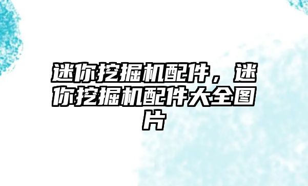 迷你挖掘機配件，迷你挖掘機配件大全圖片