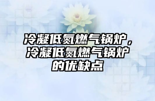 冷凝低氮燃?xì)忮仩t，冷凝低氮燃?xì)忮仩t的優(yōu)缺點