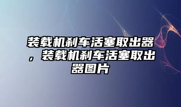 裝載機(jī)剎車活塞取出器，裝載機(jī)剎車活塞取出器圖片