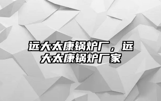 遠(yuǎn)大太康鍋爐廠，遠(yuǎn)大太康鍋爐廠家