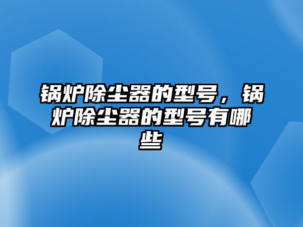 鍋爐除塵器的型號，鍋爐除塵器的型號有哪些