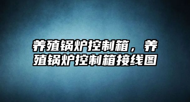 養(yǎng)殖鍋爐控制箱，養(yǎng)殖鍋爐控制箱接線圖