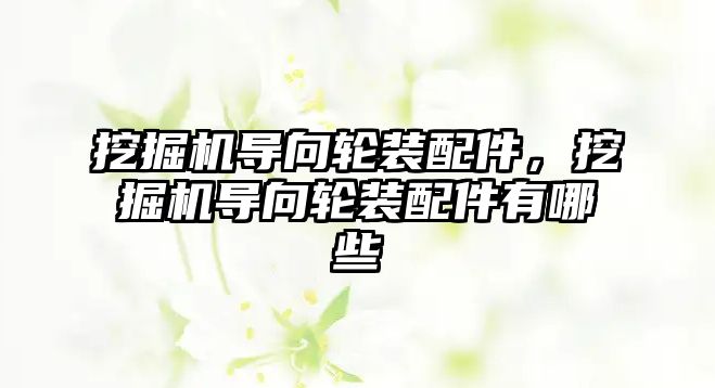 挖掘機導(dǎo)向輪裝配件，挖掘機導(dǎo)向輪裝配件有哪些