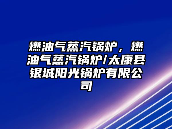 燃油氣蒸汽鍋爐，燃油氣蒸汽鍋爐/太康縣銀城陽光鍋爐有限公司