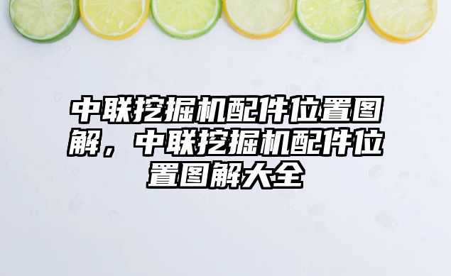 中聯(lián)挖掘機(jī)配件位置圖解，中聯(lián)挖掘機(jī)配件位置圖解大全