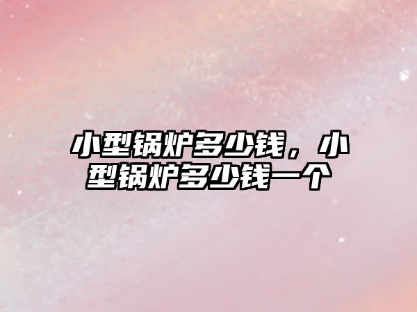 小型鍋爐多少錢，小型鍋爐多少錢一個(gè)