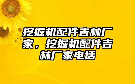 挖掘機配件吉林廠家，挖掘機配件吉林廠家電話