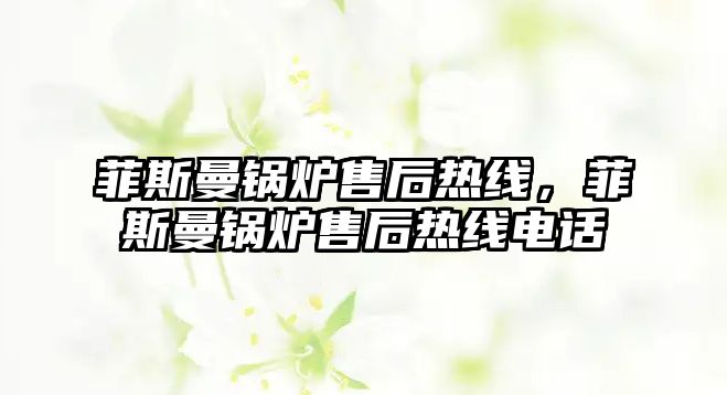 菲斯曼鍋爐售后熱線，菲斯曼鍋爐售后熱線電話