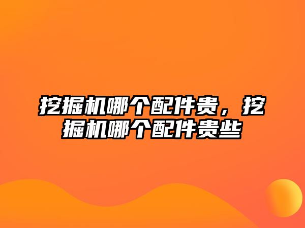 挖掘機(jī)哪個(gè)配件貴，挖掘機(jī)哪個(gè)配件貴些