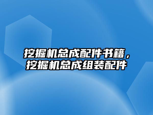 挖掘機(jī)總成配件書籍，挖掘機(jī)總成組裝配件