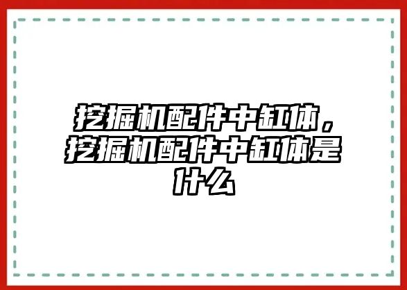 挖掘機(jī)配件中缸體，挖掘機(jī)配件中缸體是什么