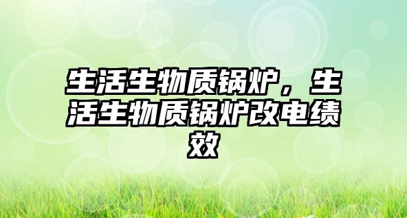 生活生物質(zhì)鍋爐，生活生物質(zhì)鍋爐改電績效