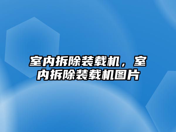 室內拆除裝載機，室內拆除裝載機圖片