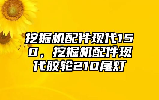 挖掘機配件現(xiàn)代150，挖掘機配件現(xiàn)代膠輪210尾燈