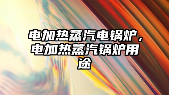 電加熱蒸汽電鍋爐，電加熱蒸汽鍋爐用途