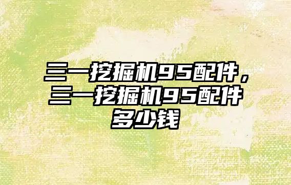 三一挖掘機(jī)95配件，三一挖掘機(jī)95配件多少錢