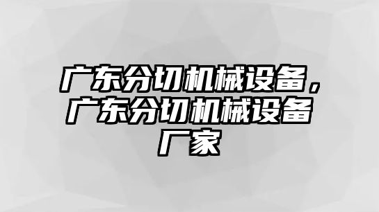 廣東分切機(jī)械設(shè)備，廣東分切機(jī)械設(shè)備廠家