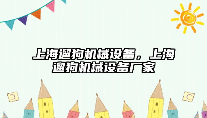 上海遛狗機械設(shè)備，上海遛狗機械設(shè)備廠家