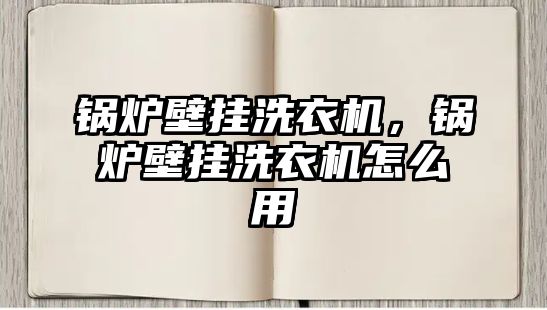 鍋爐壁掛洗衣機，鍋爐壁掛洗衣機怎么用