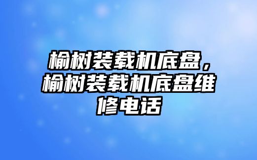 榆樹裝載機底盤，榆樹裝載機底盤維修電話