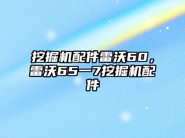 挖掘機配件雷沃60，雷沃65一7挖掘機配件