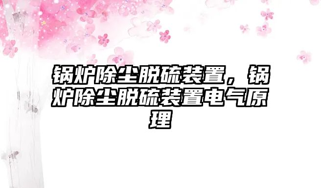 鍋爐除塵脫硫裝置，鍋爐除塵脫硫裝置電氣原理