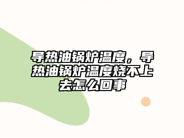 導(dǎo)熱油鍋爐溫度，導(dǎo)熱油鍋爐溫度燒不上去怎么回事