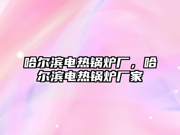 哈爾濱電熱鍋爐廠，哈爾濱電熱鍋爐廠家