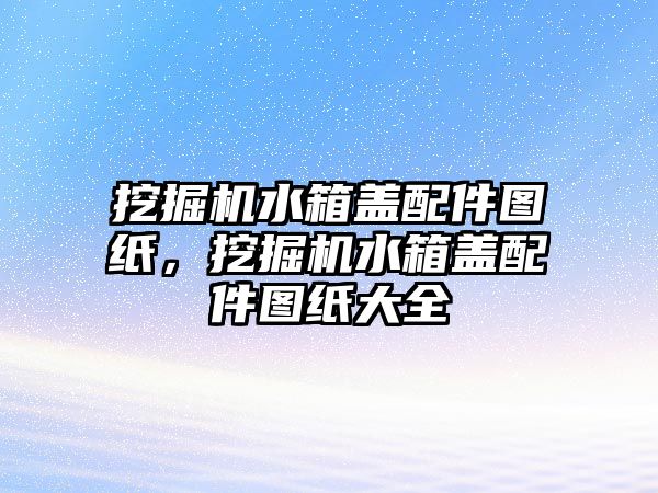 挖掘機水箱蓋配件圖紙，挖掘機水箱蓋配件圖紙大全