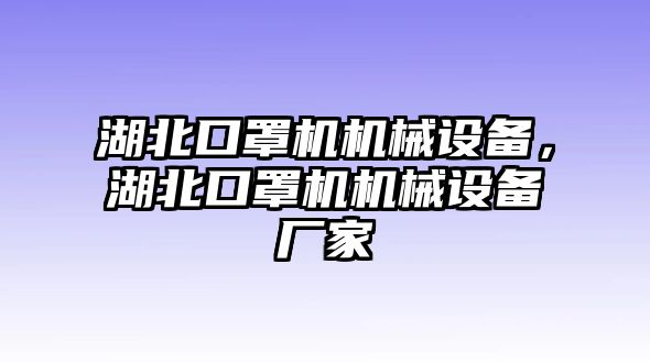 湖北口罩機(jī)機(jī)械設(shè)備，湖北口罩機(jī)機(jī)械設(shè)備廠家