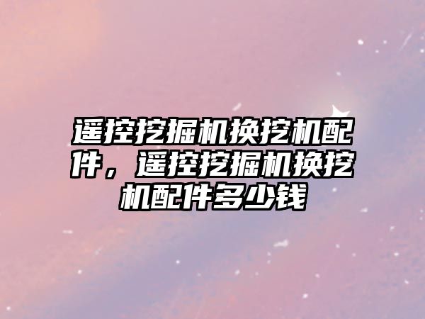 遙控挖掘機換挖機配件，遙控挖掘機換挖機配件多少錢