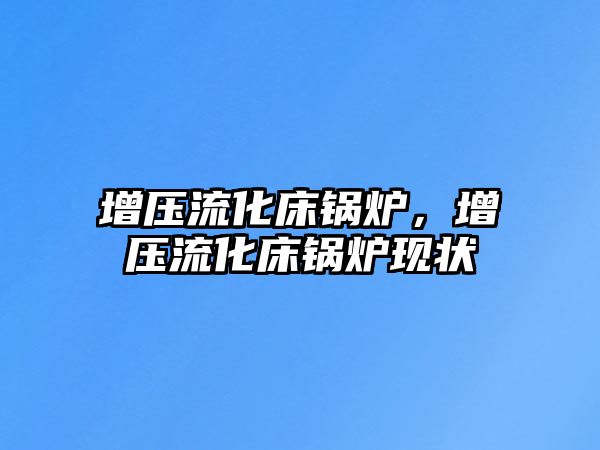 增壓流化床鍋爐，增壓流化床鍋爐現(xiàn)狀