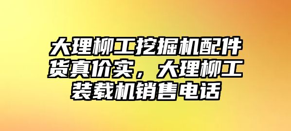 大理柳工挖掘機(jī)配件貨真價(jià)實(shí)，大理柳工裝載機(jī)銷售電話