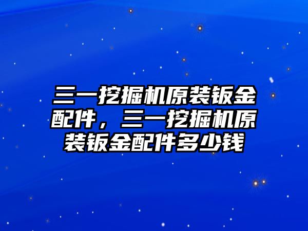 三一挖掘機原裝鈑金配件，三一挖掘機原裝鈑金配件多少錢