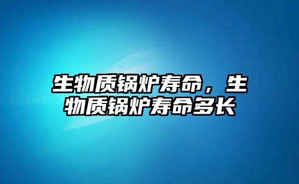 生物質鍋爐壽命，生物質鍋爐壽命多長