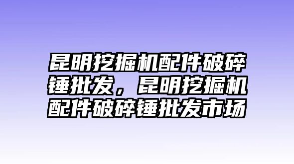 昆明挖掘機配件破碎錘批發(fā)，昆明挖掘機配件破碎錘批發(fā)市場