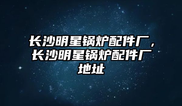 長(zhǎng)沙明星鍋爐配件廠，長(zhǎng)沙明星鍋爐配件廠地址