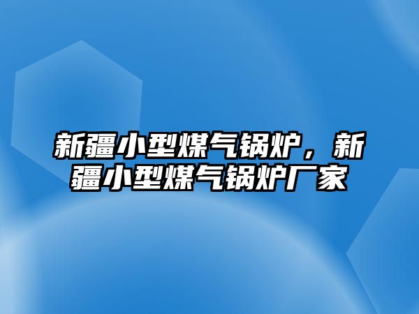 新疆小型煤氣鍋爐，新疆小型煤氣鍋爐廠家