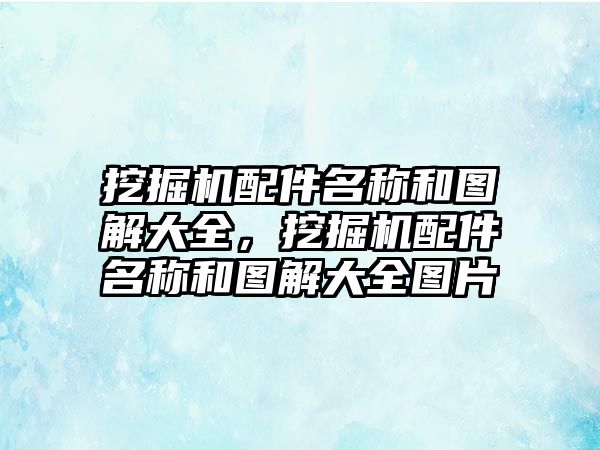 挖掘機(jī)配件名稱和圖解大全，挖掘機(jī)配件名稱和圖解大全圖片