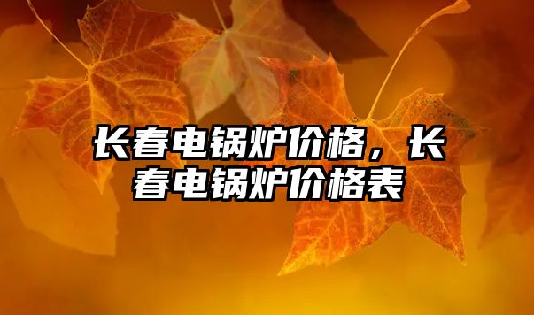 長(zhǎng)春電鍋爐價(jià)格，長(zhǎng)春電鍋爐價(jià)格表