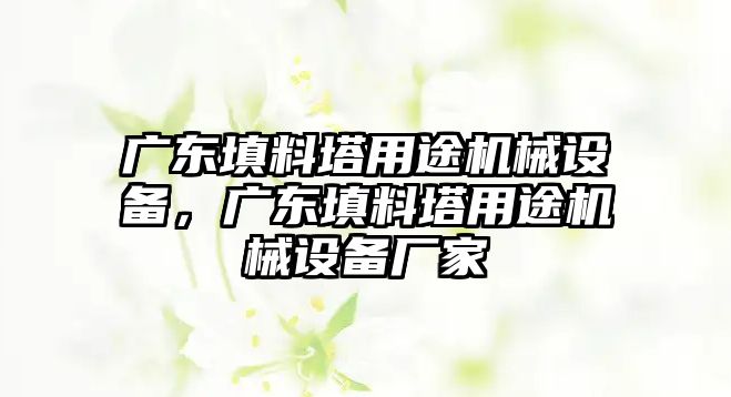 廣東填料塔用途機械設備，廣東填料塔用途機械設備廠家