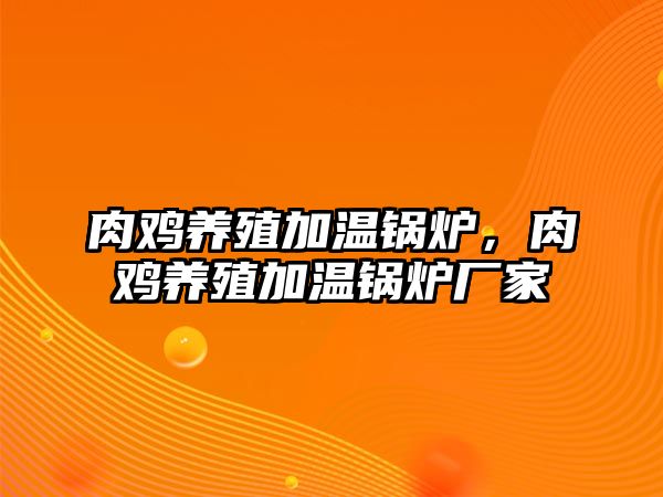 肉雞養(yǎng)殖加溫鍋爐，肉雞養(yǎng)殖加溫鍋爐廠家