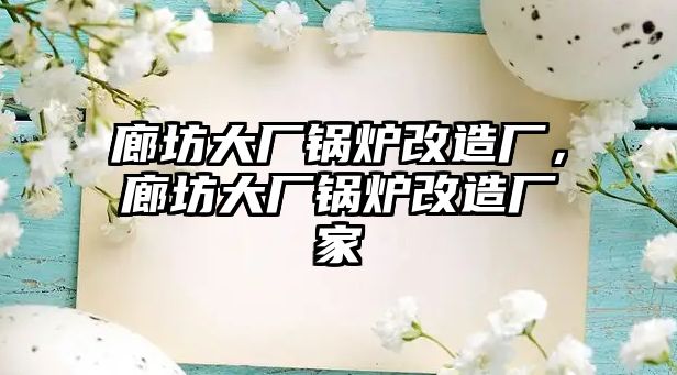 廊坊大廠鍋爐改造廠，廊坊大廠鍋爐改造廠家