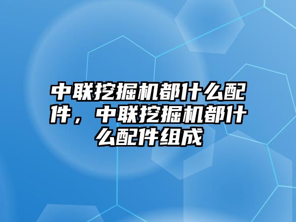 中聯(lián)挖掘機(jī)都什么配件，中聯(lián)挖掘機(jī)都什么配件組成