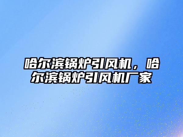 哈爾濱鍋爐引風(fēng)機，哈爾濱鍋爐引風(fēng)機廠家